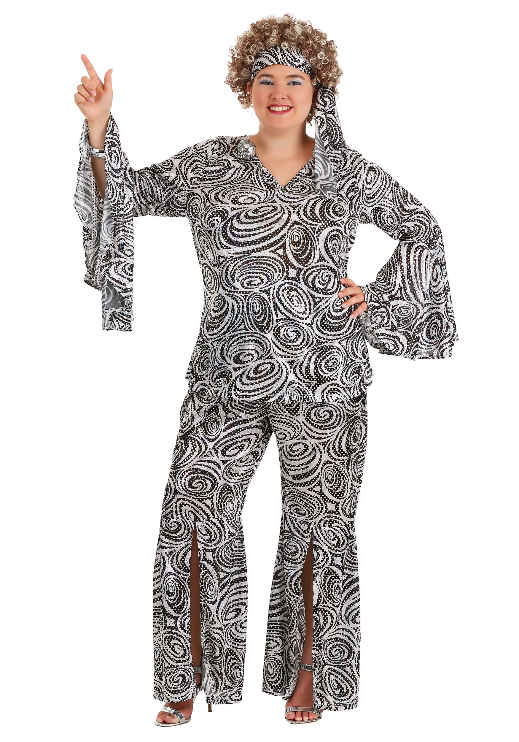 California Costume Collection Women's Plus Size Foxy Lady Disco Costume 3 California Costume Collection Women's Plus Size Foxy Lady Disco Costume