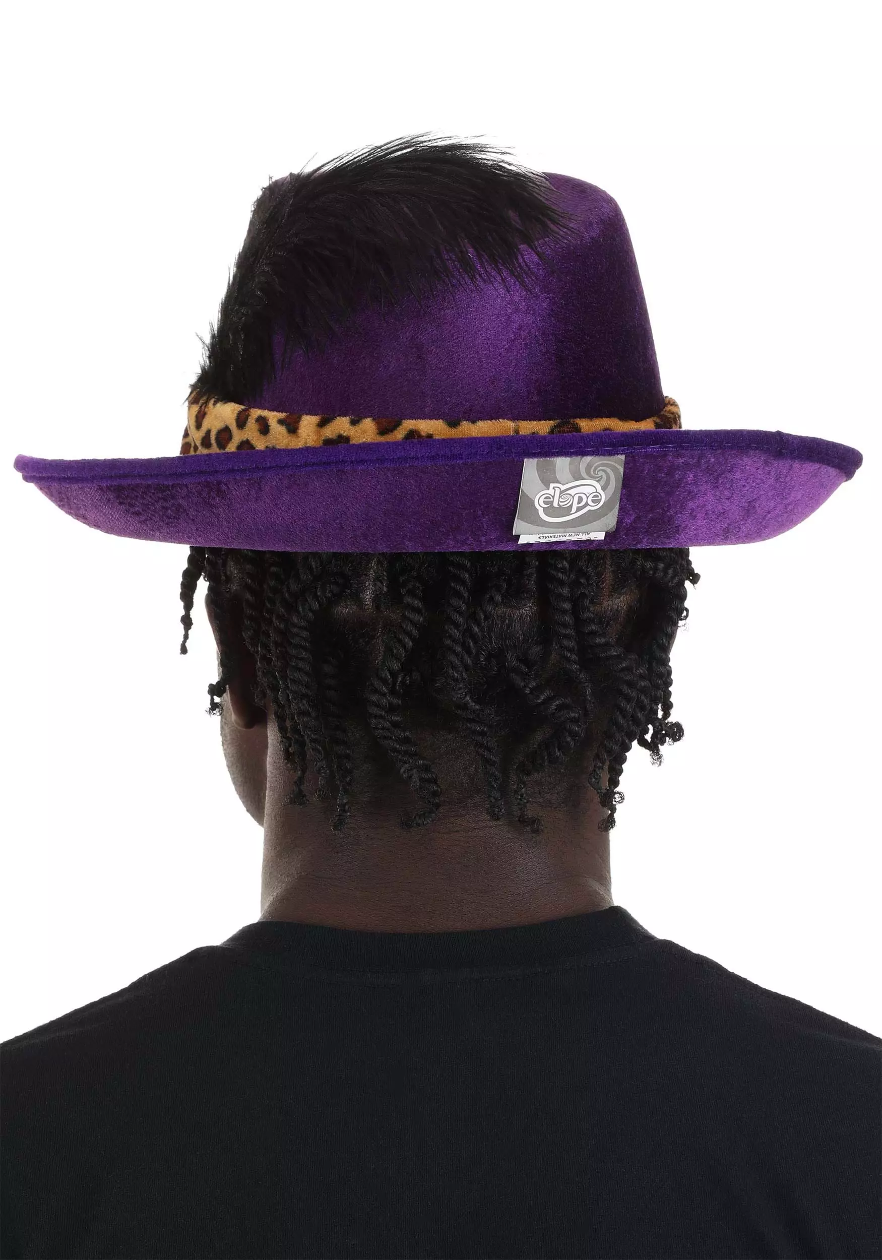 Elope Purple Pimp Hat Costume Accessory 4 Elope Purple Pimp Hat Costume Accessory - Image 3