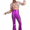 Fun Costumes Purple Power Disco Costume For Men 1 Fun Costumes Purple Power Disco Costume For Men -Cheap Halloween Costume Store purple power disco mens costume