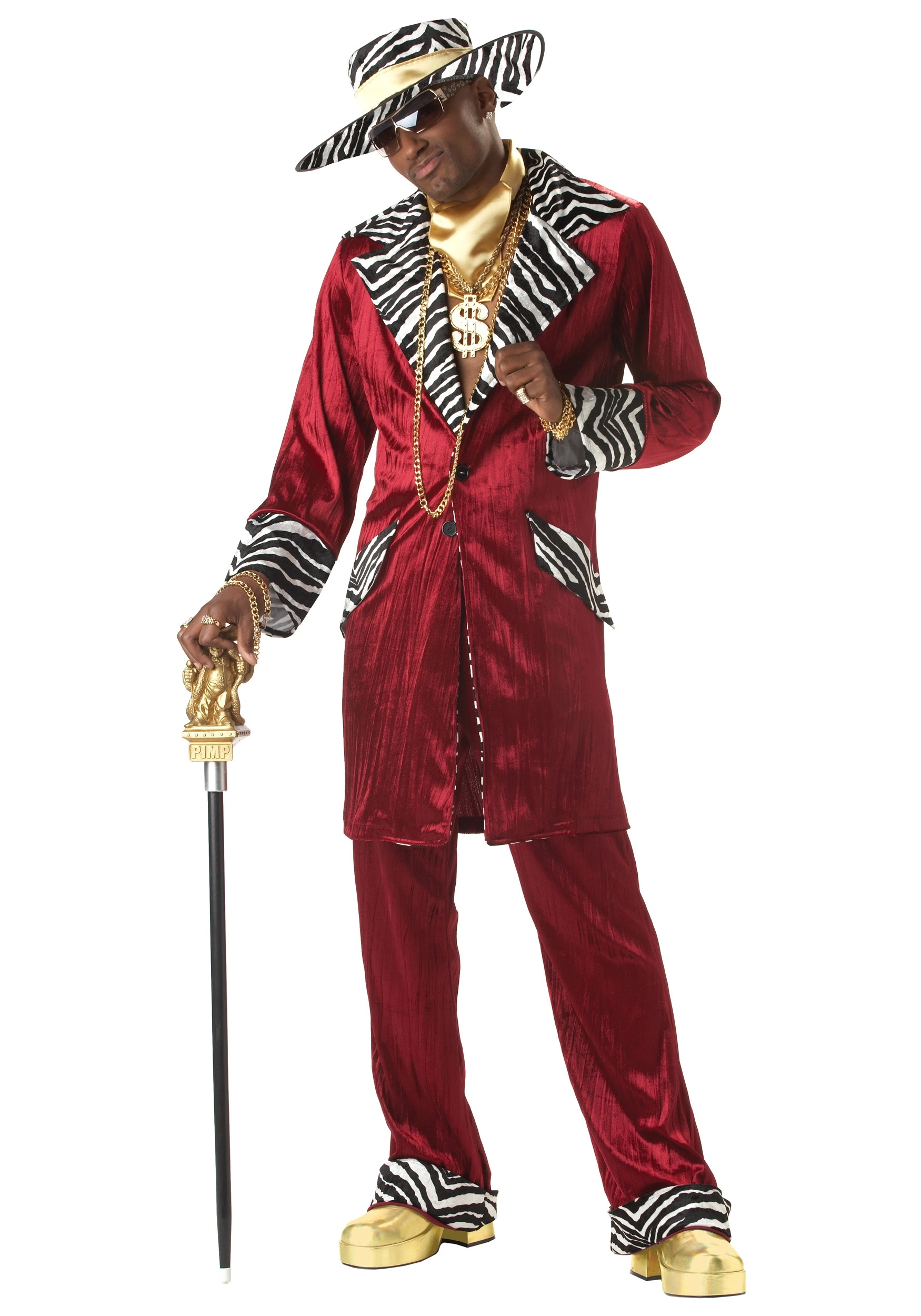 California Costume Collection Sweet Daddy Pimp Costume 3 California Costume Collection Sweet Daddy Pimp Costume