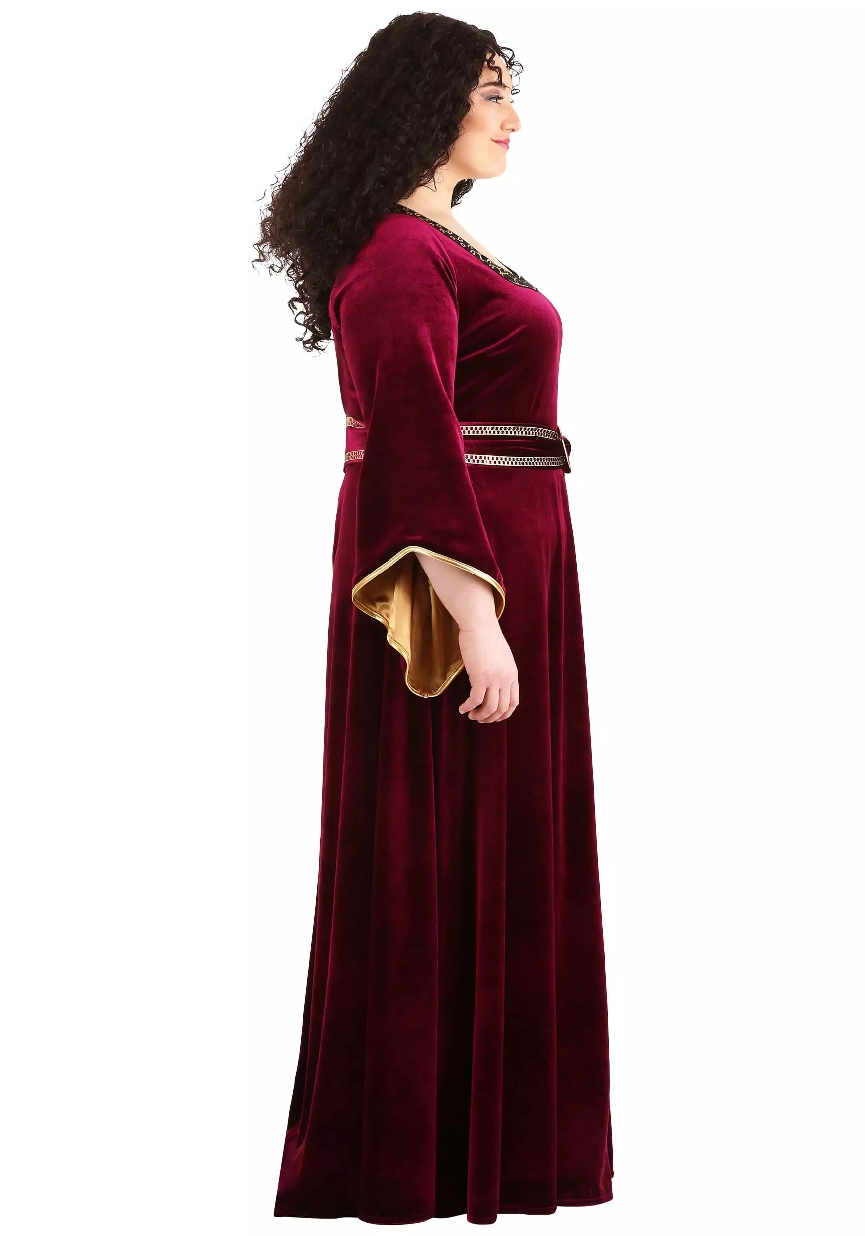 Fun Costumes Mother Gothel Costume For Plus Size Women From Disney's Tangled 7 Fun Costumes Mother Gothel Costume For Plus Size Women From Disney's Tangled - Image 5