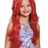 Disguise The Little Mermaid Deluxe Ariel Wig -Cheap Halloween Costume Store the little mermaid ariel deluxe wig
