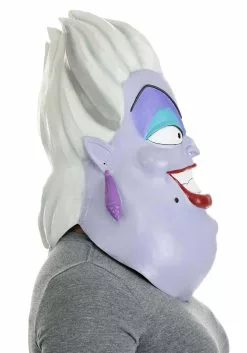 Elope Disney The Little Mermaid Ursula Latex Mask -Cheap Halloween Costume Store the little mermaid ursula latex mask alt 4