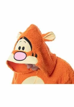 MJC International Adult Tigger Union Suit 7 MJC International Adult Tigger Union Suit -Cheap Halloween Costume Store tigger kigurumi union suit alt 2
