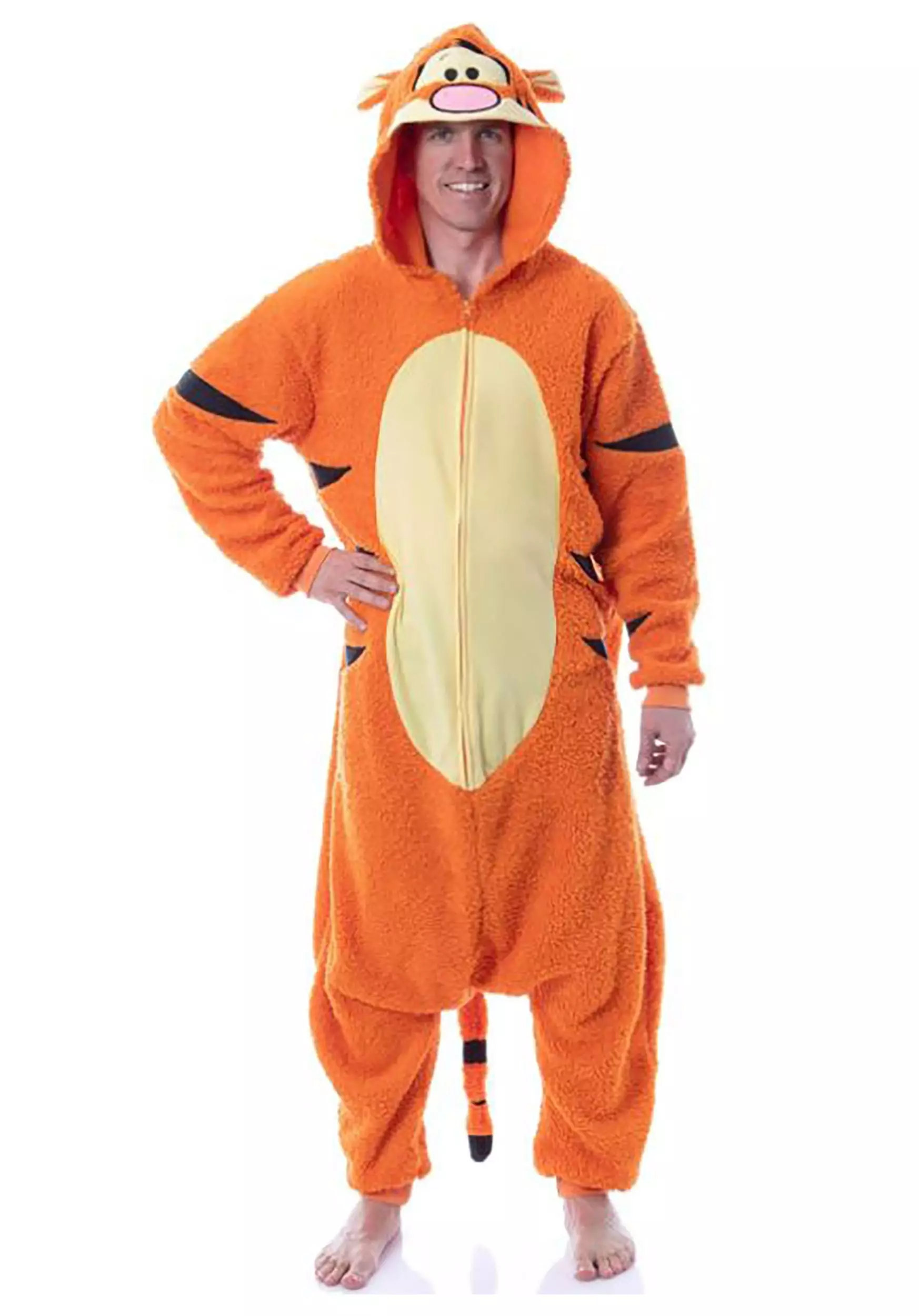 MJC International Adult Tigger Union Suit 3 MJC International Adult Tigger Union Suit