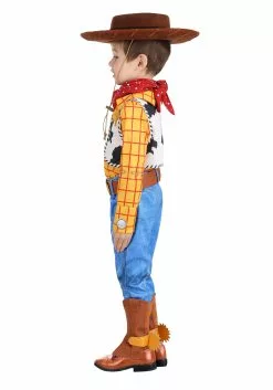 Fun Costumes Disney Deluxe Woody Toy Story Boy's Costume For Toddlers -Cheap Halloween Costume Store toddler deluxe woody toy story costume alt 6