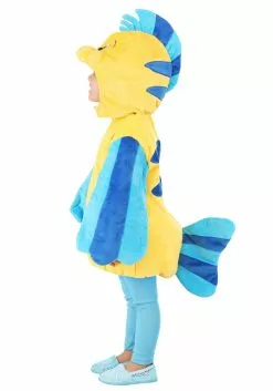 Zhenjiang Lian Yew Every Age Garment Accessories A Disney The Little Mermaid Toddler Flounder Costume -Cheap Halloween Costume Store toddler flounder costume alt 6 1