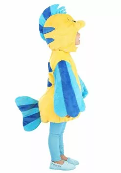 Zhenjiang Lian Yew Every Age Garment Accessories A Disney The Little Mermaid Toddler Flounder Costume -Cheap Halloween Costume Store toddler flounder costume alt 8