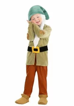 Fun Costumes Disney Sleepy Dwarf Costume For Toddlers -Cheap Halloween Costume Store toddler sleepy dwarf costume alt 4