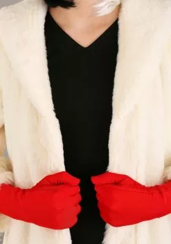 Fun Costumes Cruella De Vil Coat Costume For Teens From Disney's 101 Dalmatians -Cheap Halloween Costume Store tween cruella de vil costume alt 12