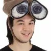 Elope Disney Adult WALL-E Costume Plush Hat 2 Elope Disney Adult WALL-E Costume Plush Hat -Cheap Halloween Costume Store walle plush adult hat