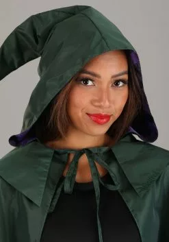Suzhou Zhongsheng Imp & Exp Co., Ltd Hocus Pocus Winifred Sanderson Hooded Capelet -Cheap Halloween Costume Store winifred sanderson hooded capelet alt 3