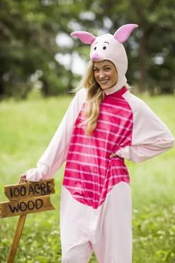 Disguise Limited Adult Deluxe Winnie The Pooh Piglet Costume 17 Disguise Limited Adult Deluxe Winnie The Pooh Piglet Costume -Cheap Halloween Costume Store winnie the pooh piglet deluxe adult costume alt 6