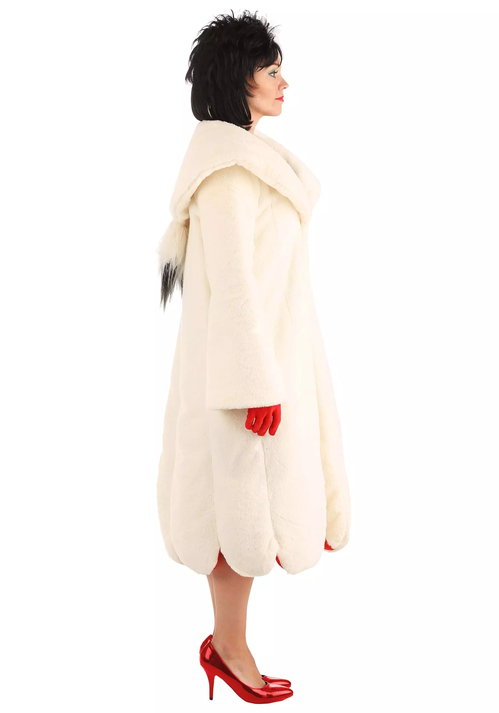 Fun Costumes Cruella De Vil Coat Costume For Women From Disney's 101 Dalmatians 10 Fun Costumes Cruella De Vil Coat Costume For Women From Disney's 101 Dalmatians - Image 8