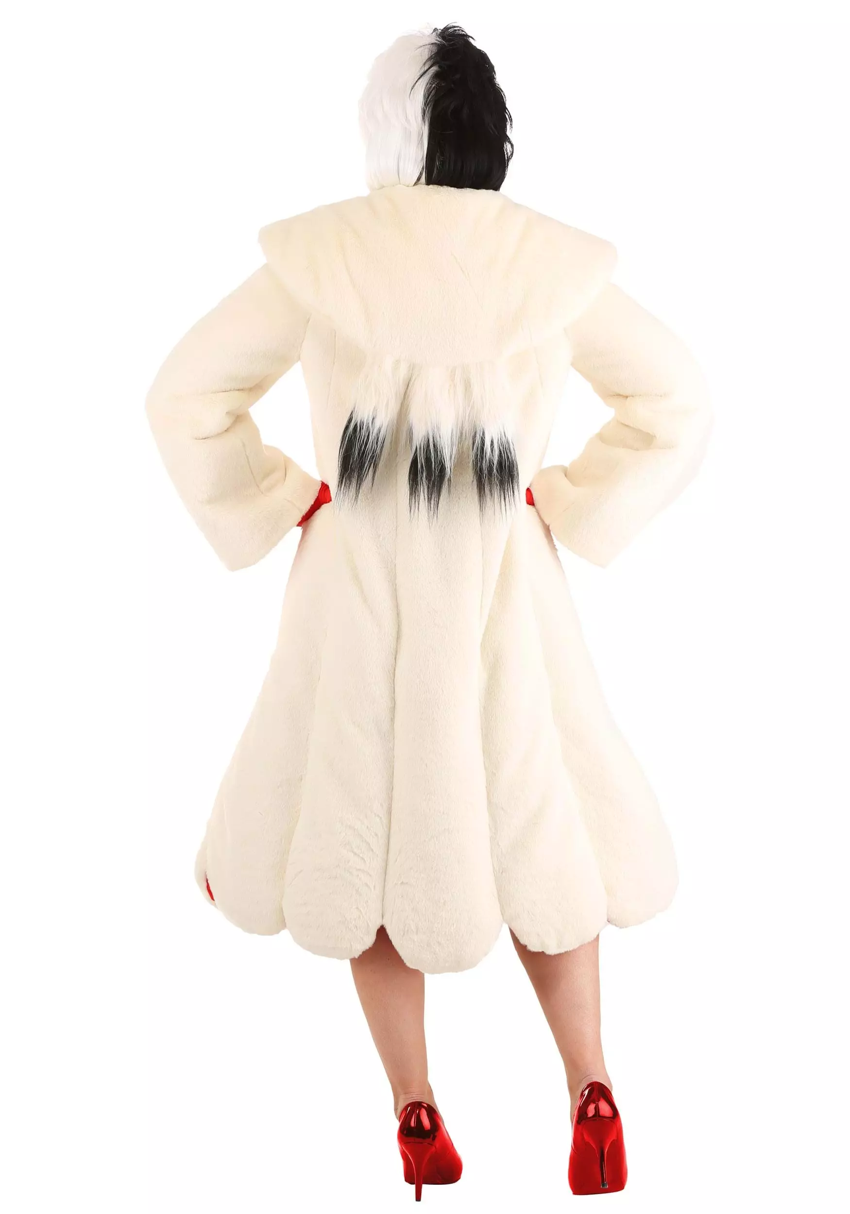 Fun Costumes Cruella De Vil Coat Costume For Women From Disney's 101 Dalmatians 8 Fun Costumes Cruella De Vil Coat Costume For Women From Disney's 101 Dalmatians - Image 6