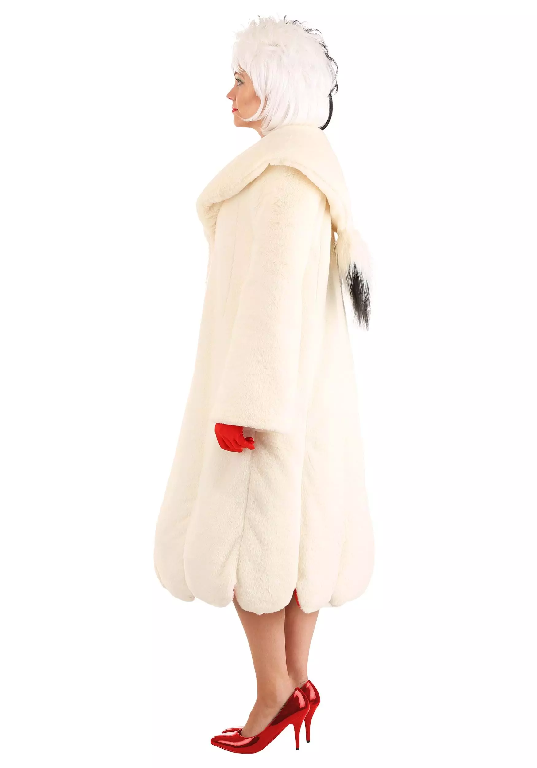Fun Costumes Cruella De Vil Coat Costume For Women From Disney's 101 Dalmatians 9 Fun Costumes Cruella De Vil Coat Costume For Women From Disney's 101 Dalmatians - Image 7