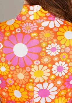 Fun Costumes Far Out Flower Costume Dress For Women -Cheap Halloween Costume Store womens far out flower dress costume alt 3