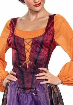 Disguise Hocus Pocus Deluxe Mary Costume For Women 13 Disguise Hocus Pocus Deluxe Mary Costume For Women -Cheap Halloween Costume Store womens hocus pocus deluxe mary costume alt 3