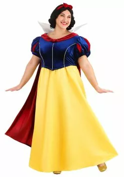 Fun Costumes Snow White Costume For Plus Size Women From Disney's Snow White -Cheap Halloween Costume Store womens plus size disney snow white costume alt 9