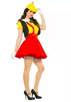 Seeing Red Women's Wooden Puppet Costume Dress