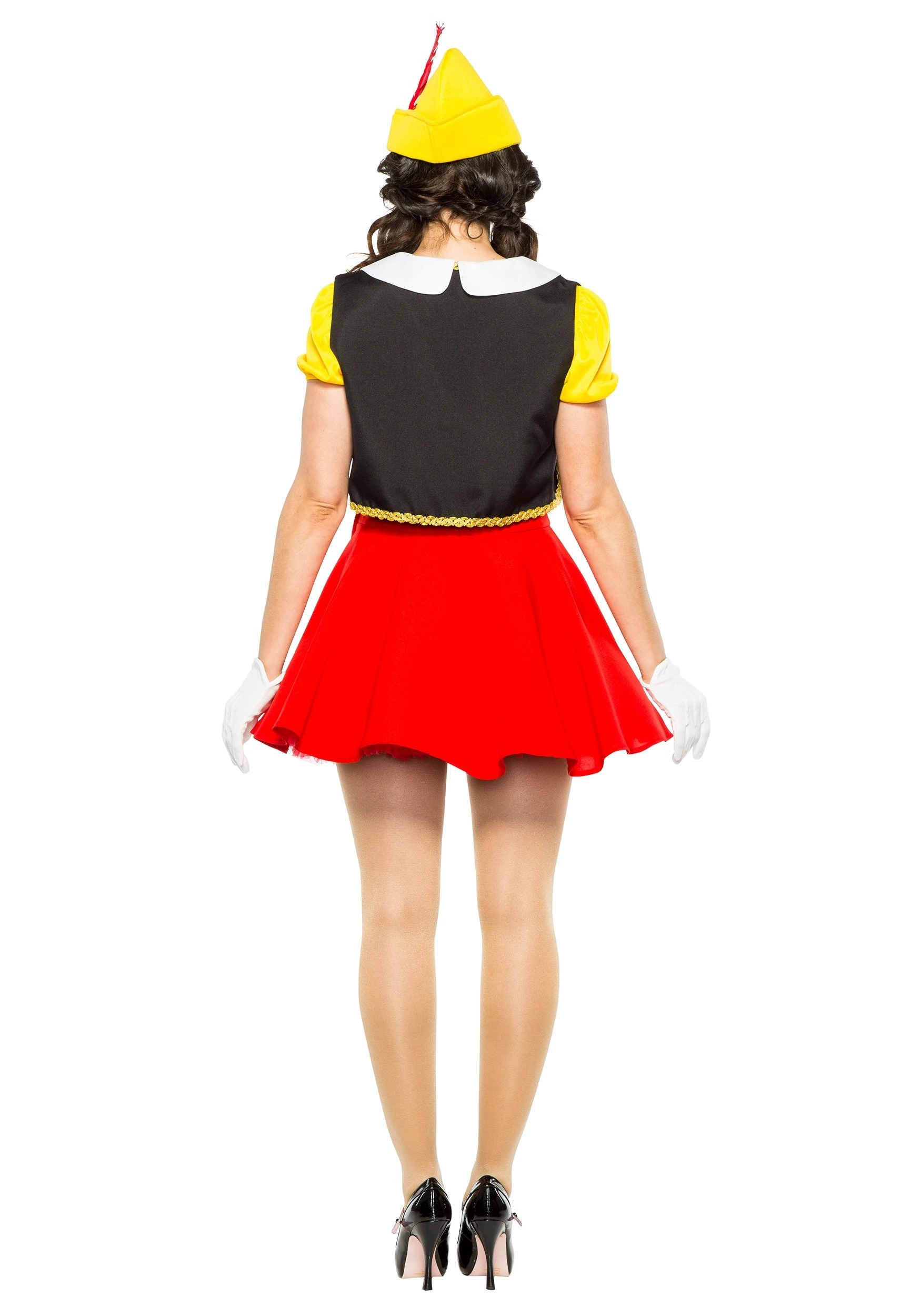 Seeing Red Women's Wooden Puppet Costume Dress 4 Seeing Red Women's Wooden Puppet Costume Dress - Image 2