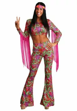 Fun Costumes Women's Hippie World Peace Costume 15 Fun Costumes Women's Hippie World Peace Costume -Cheap Halloween Costume Store womens world peace hippie costume alt 6