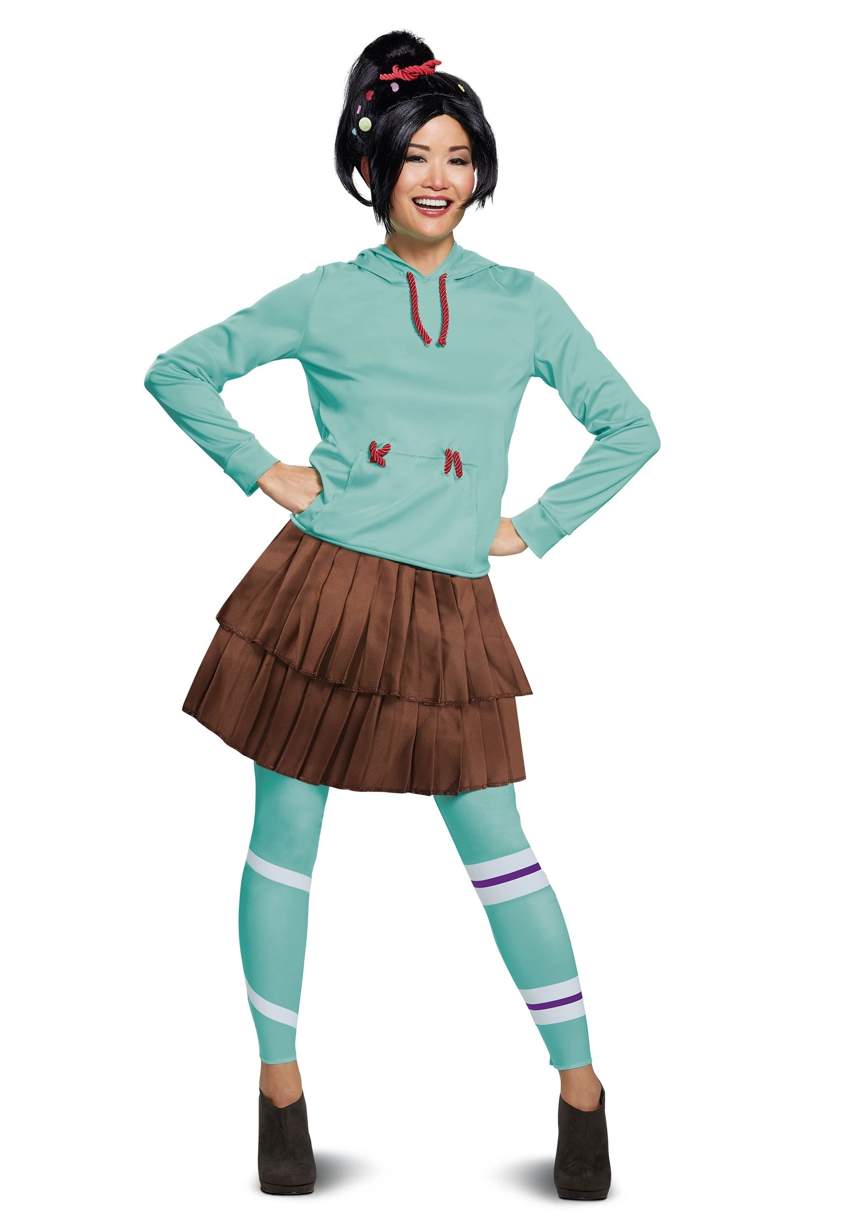 Disguise Wreck It Ralph 2 Deluxe Vanellope Womens Costume 3 Disguise Wreck It Ralph 2 Deluxe Vanellope Womens Costume